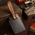 Étui de clé de voiture en cuir Buick Card