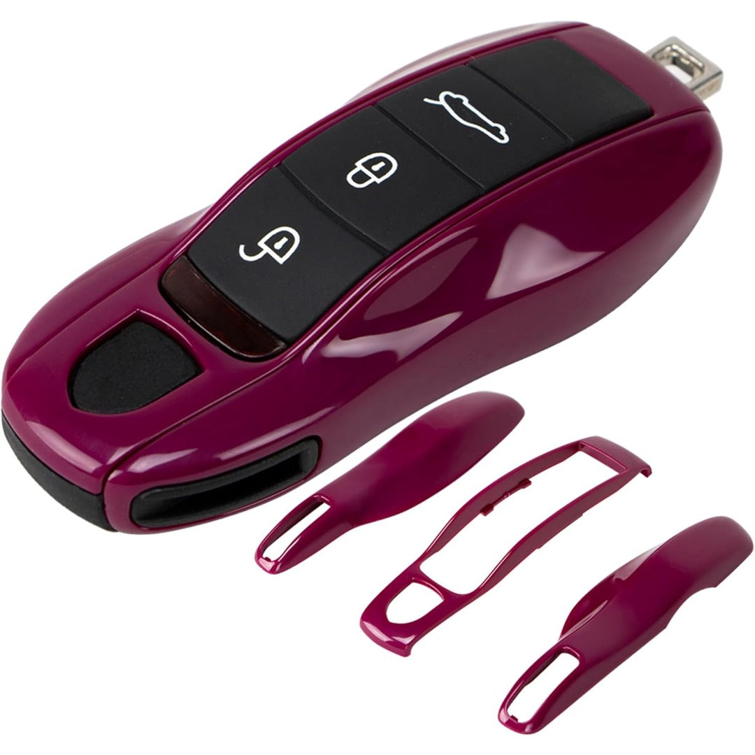 Porsche Schlüsselgehäuse-Ersatz, 3-teilig, lackierte Schlüsselabdeckung 