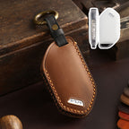 Kia Leder-Autoschlüsselhülle für 5, 6, 7, 8 und 9 Tasten