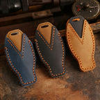 Mercedes-Benz Leder-Autoschlüsselhülle mit 2 oder 3 Tasten