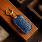 Hyundai Elantra Leather Car Key Cover 3 Button
