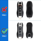 Porsche Schlüsselgehäuse-Ersatz, 3-teilig, lackierte Schlüsselabdeckung 