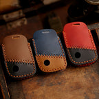 Volkswagen Lavida Bora Leder-Autoschlüsselhülle mit 3 Tasten