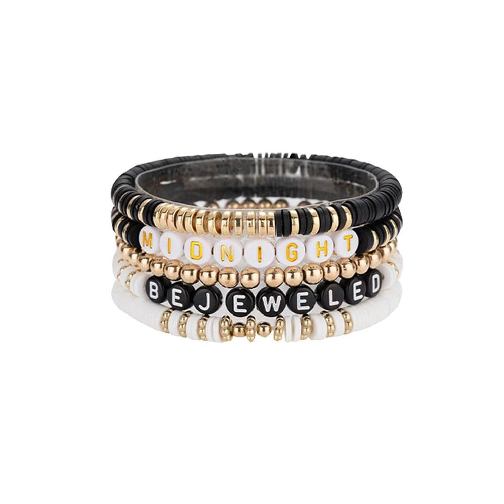 Lot de 25 bracelets d'amitié Taylor Swift inspirés de l'album Lover Fearless, de la tournée 1989 et du Speak Now.