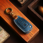 Étui de clé de voiture en cuir pour Audi A4L Q3 A3