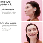 Ear Plugs – Ultra-Comfy Reusable 24dB (SNR) Noise-Reducing Earplugs for Sleep, Deep Focus, Travel, Noise Sensitivity, Flexible Hearing Protection, Customizable Fit