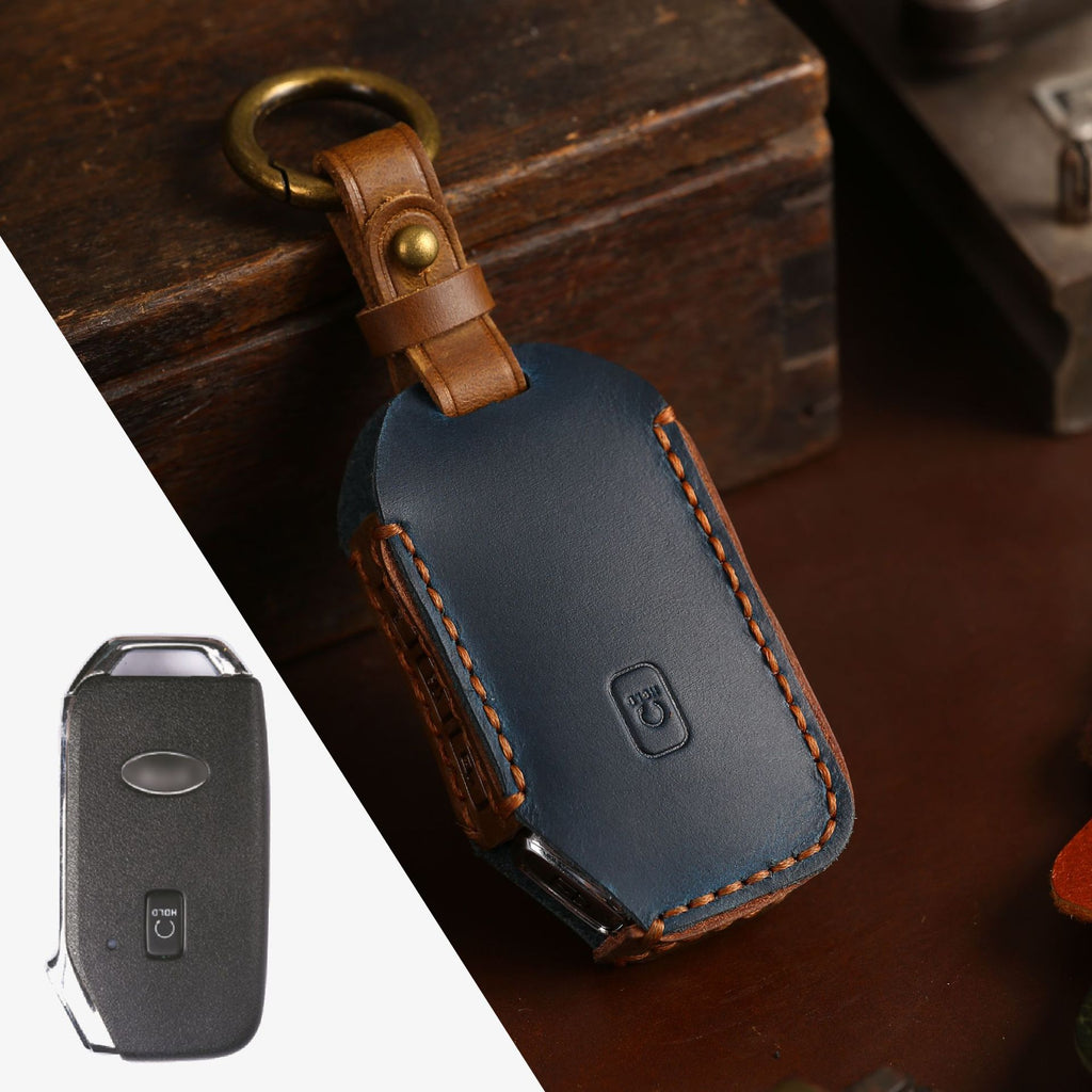 Étui de clé de voiture en cuir pour Kia Sorento