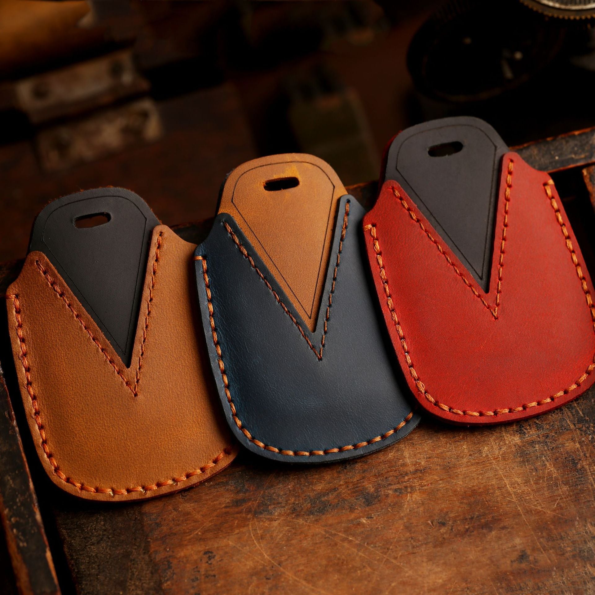 Étui en cuir pour clé de voiture Chevrolet Traverse, Malibu, Cruze, Trax (2, 3, 4, 5 boutons)