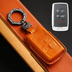 Land Rover/Jaguar Leather Key Cover | Handmade Full-Grain | Precision Fit 2010-2025 Models