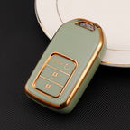 Carsine Honda Acura Car Key Case Golden Edge Green / Key case